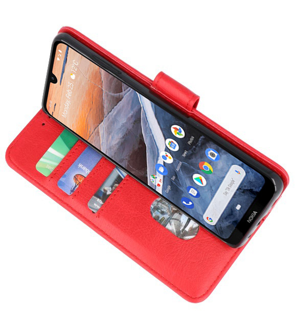 Bookstyle Wallet Cases Hülle für Nokia 3.2 Red