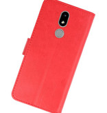 Custodia a Portafoglio per Custodia per Nokia 3.2 Rosso