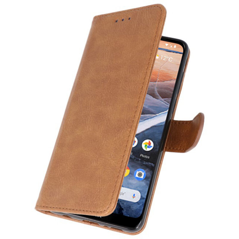 Bookstyle Wallet Cases Case for Nokia 3.2 Brown
