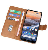 Bookstyle Wallet Cases Hoesje voor Nokia 3.2 Bruin