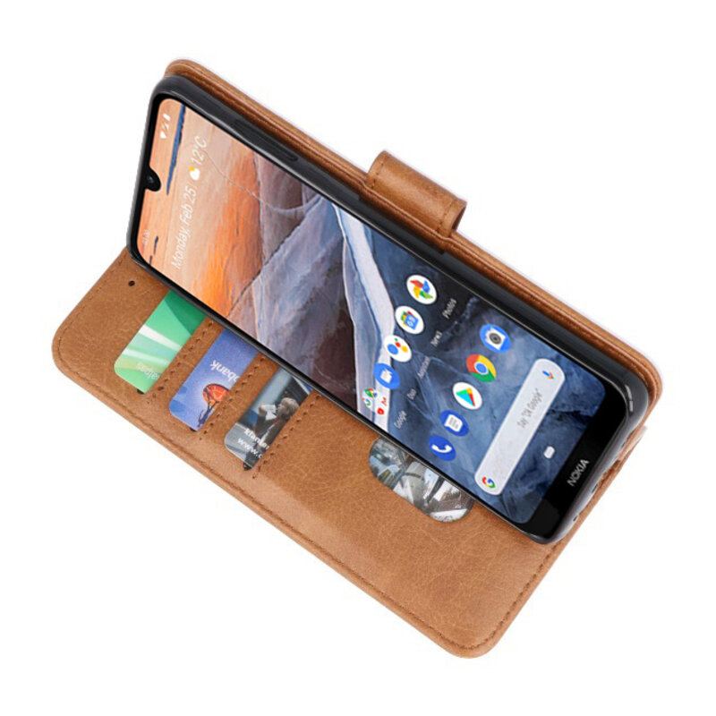 Bookstyle Wallet Cases Case for Nokia 3.2 Brown