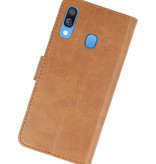 Bookstyle Wallet Cases Case for Galaxy A40 Brown