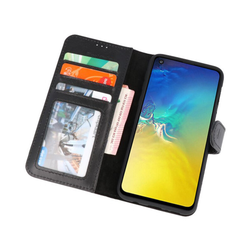 Etui en cuir véritable Rico Vitello Noir pour Samsung Galaxy 10e