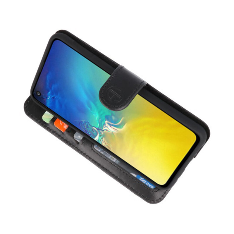 Funda de cuero genuino Rico Vitello Black para Samsung Galaxy 10e