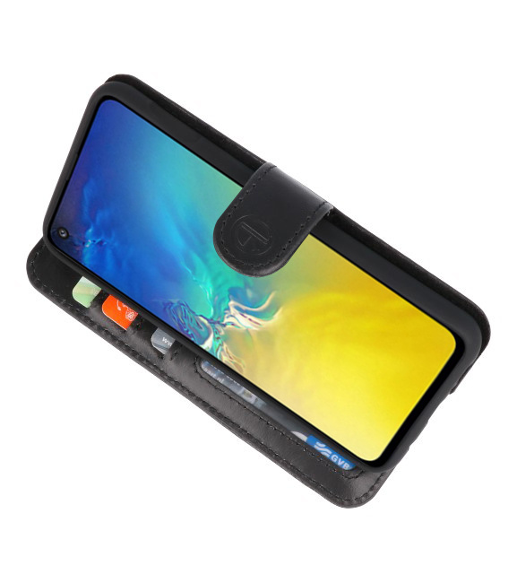 Funda de cuero genuino Rico Vitello Black para Samsung Galaxy 10e