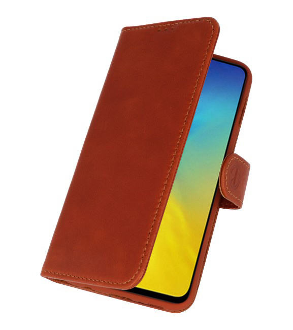 Custodia in pelle originale Rico Vitello marrone per Samsung Galaxy 10e