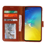 Etui Rico Vitello Marron pour Samsung Galaxy 10e