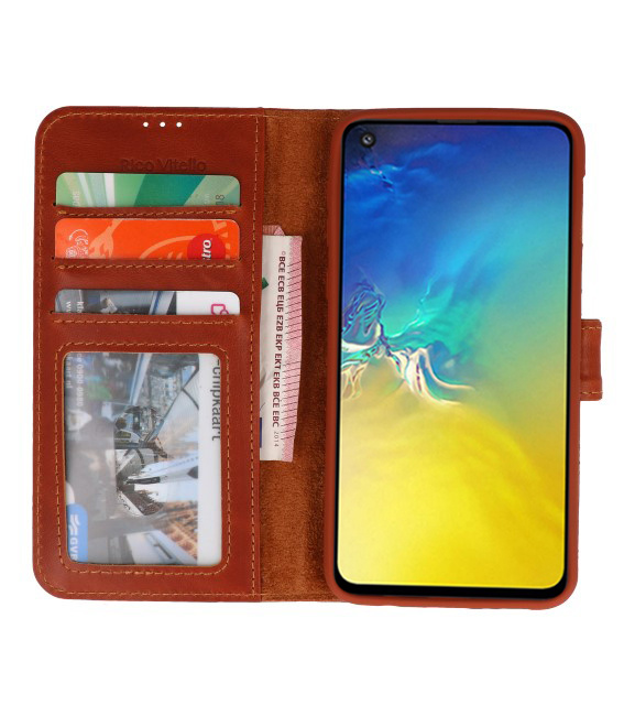 Etui Rico Vitello Marron pour Samsung Galaxy 10e