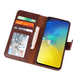 Funda de cuero genuino Rico Vitello Mocca para Samsung Galaxy 10e