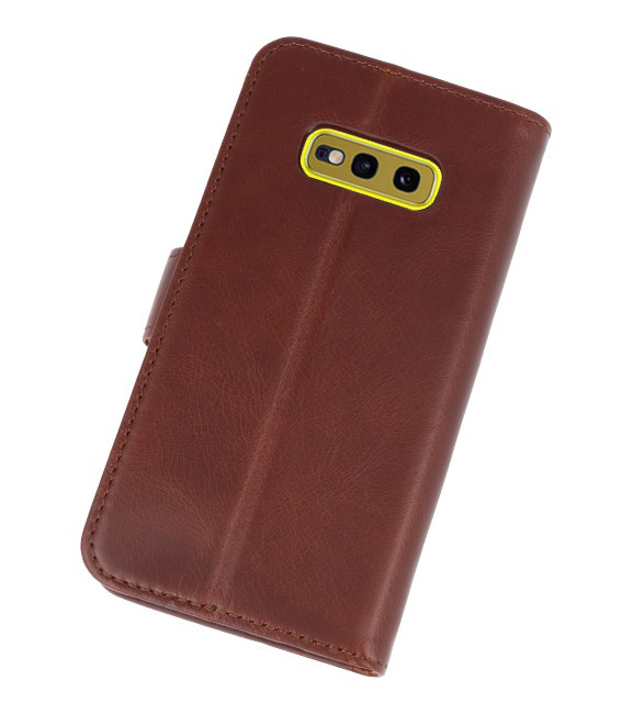 Rico Vitello Mocca Echt Leder Hoesje Samsung Galaxy S10e