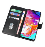 Bookstyle Wallet Taske Etui til Samsung Galaxy A70 Black