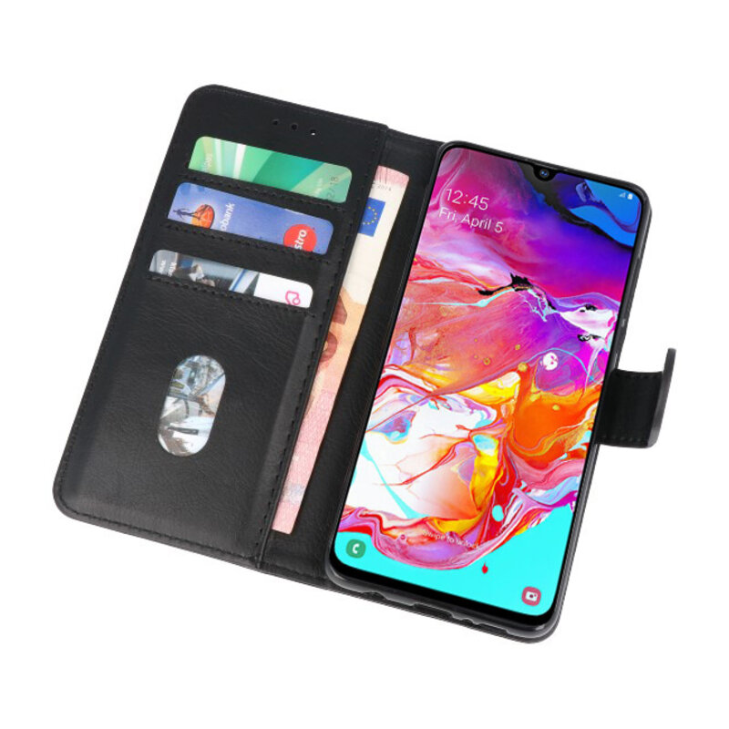 Bookstyle Wallet Cases Hoesje voor Samsung Galaxy A70 Zwart
