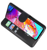 Bookstyle Wallet Cases Hoesje voor Samsung Galaxy A70 Zwart