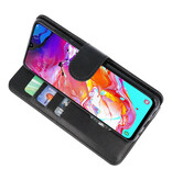 Bookstyle Wallet Cases Case for Samsung Galaxy A70 Black