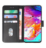 Fundas estilo billetera Bookstyle para Samsung Galaxy A70 negro