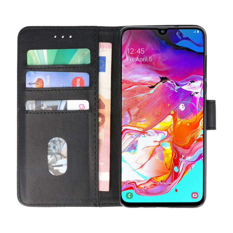 Bookstyle Wallet Cases Case for Samsung Galaxy A70 Black
