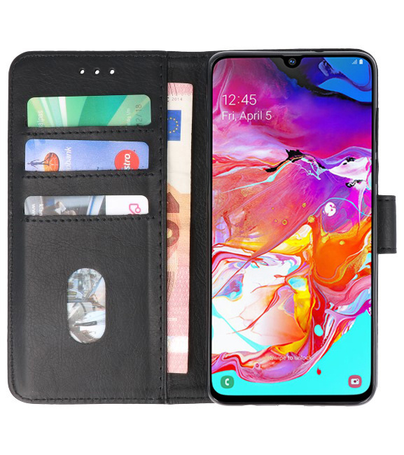 Bookstyle Wallet Cases Case for Samsung Galaxy A70 Black