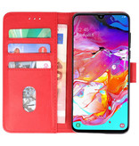 Custodia a portafoglio per Custodia per Samsung Galaxy A70 Rosso