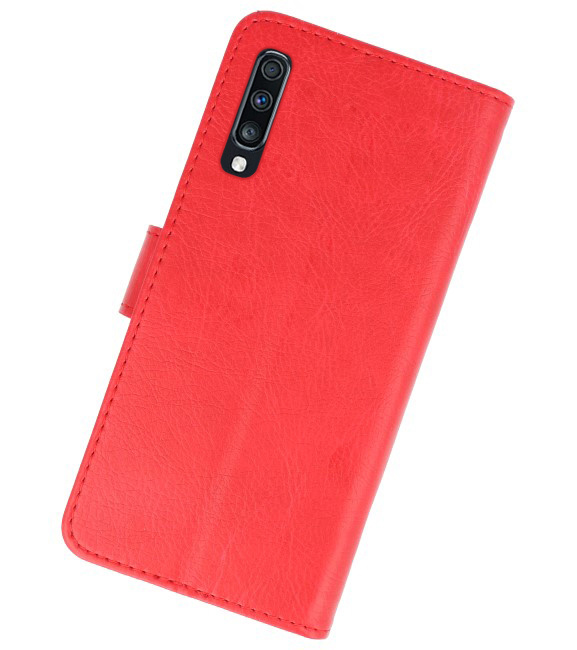 Bookstyle Wallet Taske Etui til Samsung Galaxy A70 Red