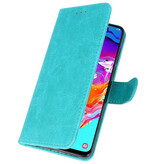 Bookstyle Wallet Cases Case for Samsung Galaxy A70 Green