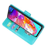 Bookstyle Wallet Cases Case for Samsung Galaxy A70 Green