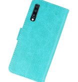 Bookstyle Wallet Taske Etui til Samsung Galaxy A70 Green