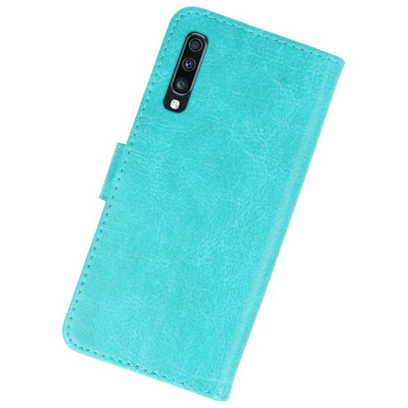 Bookstyle Wallet Cases Case for Samsung Galaxy A70 Green