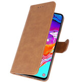 Bookstyle Wallet Cases Case for Samsung Galaxy A70 Brown