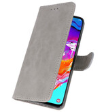 Bookstyle Wallet Cases Case for Samsung Galaxy A70 Gray