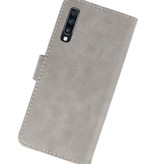 Bookstyle Wallet Cases Hülle für Samsung Galaxy A70 Grau