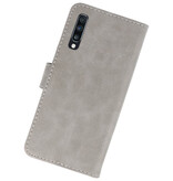 Funda Bookstyle Estuches para Samsung Galaxy A70 Gris