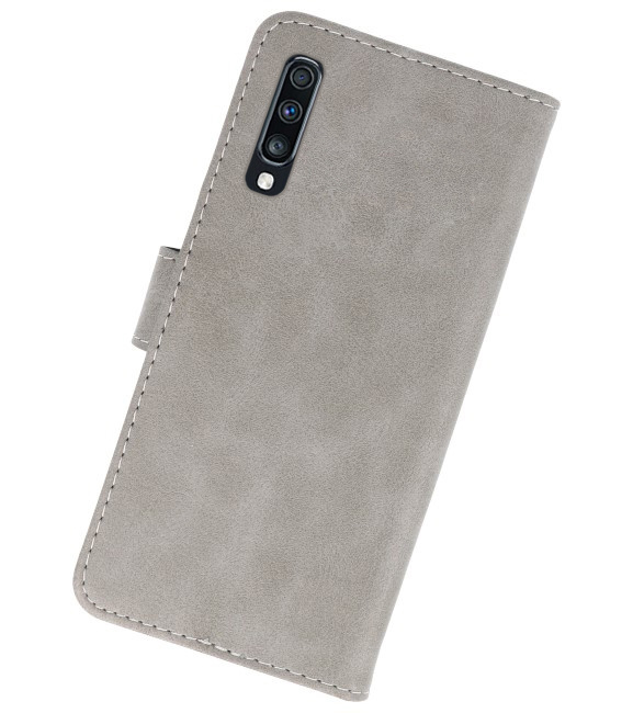 Bookstyle Wallet Cases Case for Samsung Galaxy A70 Gray