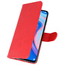 Fundas estilo billetera Bookstyle para Huawei P Smart Z rojo