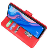 Bookstyle Wallet Cases Hoesje voor Huawei P Smart Z Rood