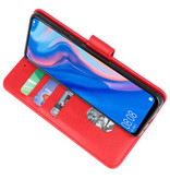 Fundas estilo billetera Bookstyle para Huawei P Smart Z rojo