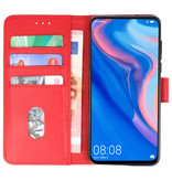 Bookstyle Wallet Cases Hoesje voor Huawei P Smart Z Rood