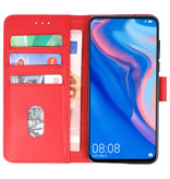 Custodia a portafoglio per Custodia per Huawei P Smart Z Rosso