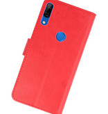 Custodia a portafoglio per Custodia per Huawei P Smart Z Rosso