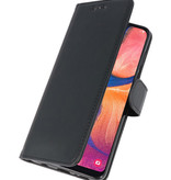 Bookstyle Wallet Cases Hülle für Samsung Galaxy A20e Schwarz