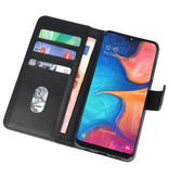 Bookstyle Wallet Cases Case for Samsung Galaxy A20e Black