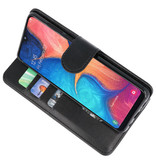 Bookstyle Wallet Cases Case for Samsung Galaxy A20e Black