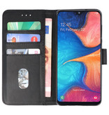 Bookstyle Wallet Taske Etui til Samsung Galaxy A20e Black