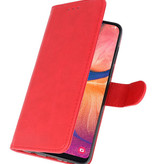 Bookstyle Wallet Cases Hoesje voor Samsung Galaxy A20e Rood