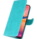 Bookstyle Wallet Cases Hoesje voor Samsung Galaxy A20e Groen