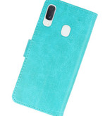 Bookstyle Wallet Taske Etui til Samsung Galaxy A20e Green