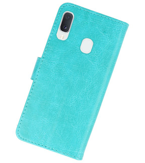 Bookstyle Wallet Cases Case for Samsung Galaxy A20e Green