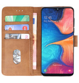 Bookstyle Wallet Cases Case for Samsung Galaxy A20e Brown