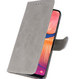 Etuis portefeuille Bookstyle Case pour Samsung Galaxy A20e Grey