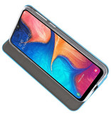 Etui Folio Slim pour Samsung Galaxy A20 Bleu