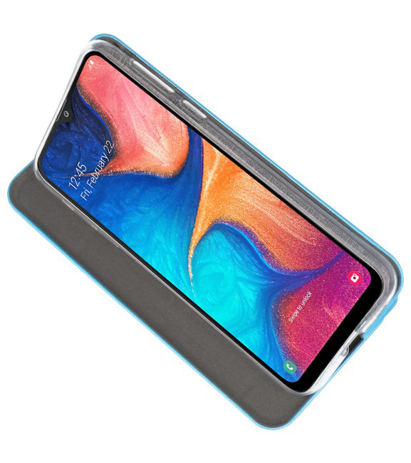Etui Folio Slim pour Samsung Galaxy A20 Bleu